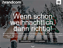 Tablet Screenshot of brandcom.de